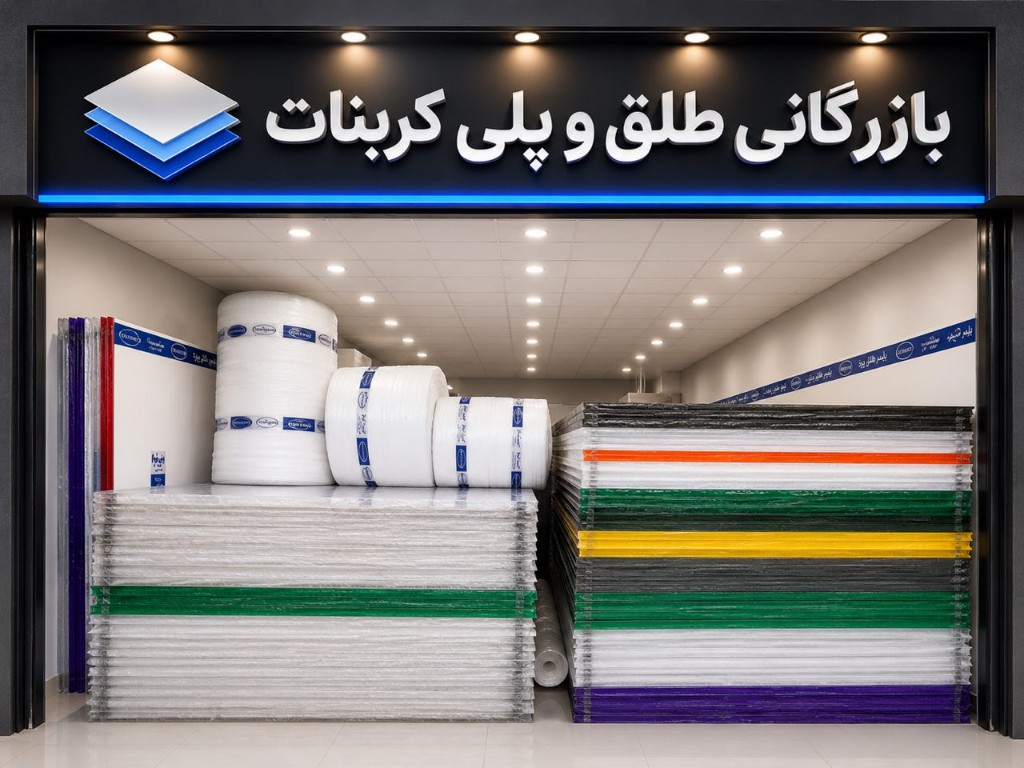 فروشگاه و انبار طلق و پلی‌کربنات امیر در تهران